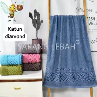 Handuk Mandi Katun Diamond Sarang Lebah