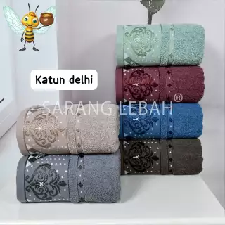 Handuk Mandi Katun Delhi Sarang Lebah