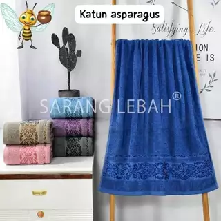 Handuk Mandi Katun Asparagus Sarang Lebah
