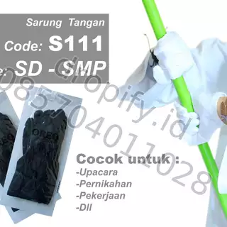 Sarung Tangan Wudhu SD-SMP S111