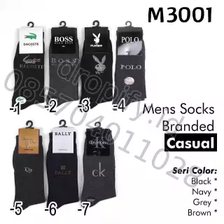 Kaos Kaki Pria Branded M3001