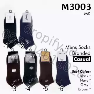 Kaos Kaki Pria Branded M3003