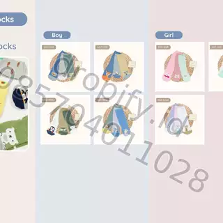 Kaos Kaki Bayi Boy Girl WINTEKU GIRL0051225