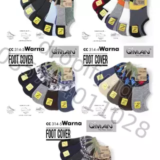Kaos Kaki Foot Cover QMAN CC314-1WARNA