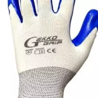 Sarung Tangan Gekko Grip Nitrile Biru