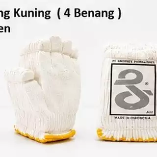 Sarung Tangan Rajut T-412 N Gelang Kuning (4 Benang)