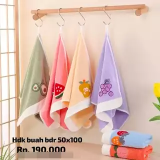 Handuk Buah Bordir 50x100 cm