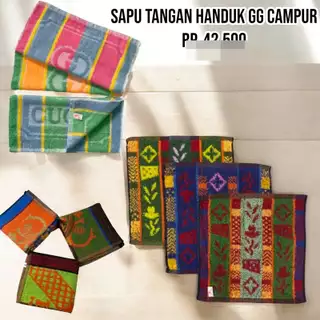 Sapu Tangan Handuk GG Campur