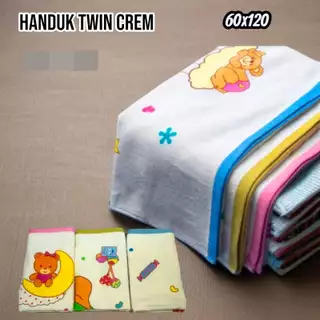 Handuk Twin Cream 60x120 cm