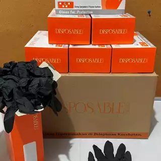 Disposable Nitrile Powder Free Black