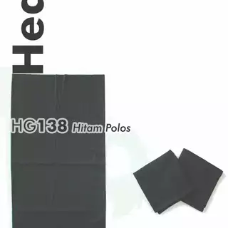 Head Buff HG138 Hitam Polos