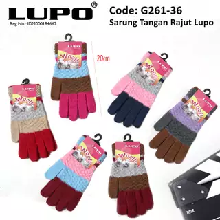 Sarung Tangan Rajut LUPO G261-36