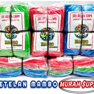 Jas Hujan LDPE Setelan Mambo