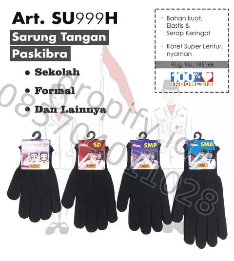 Sarung Tangan Paskibra LUPO SU999H