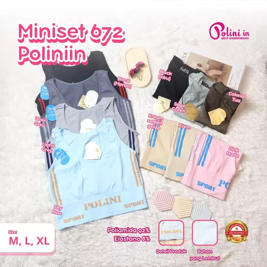 Pilihan warna Miniset Polini 672