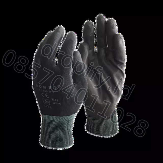 Sarung Tangan COMET CG 805 BK PU Palm Fit