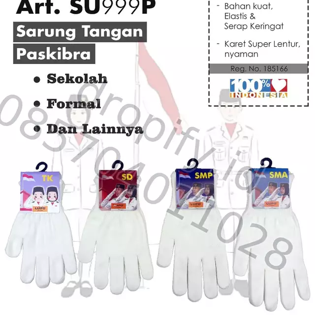 Sarung Tangan Paskibra LUPO SU999P