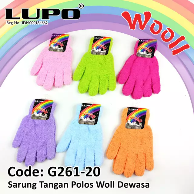 Sarung Tangan Polos Wool LUPO G261-20
