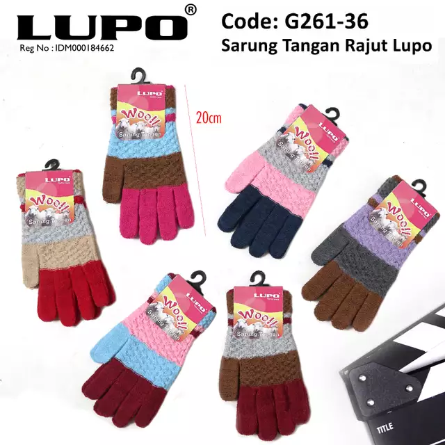Sarung Tangan Rajut LUPO G261-36