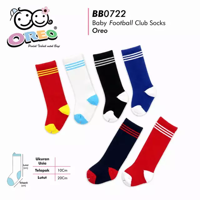 Kaos Kaki Bayi Football Club OREO BB0722