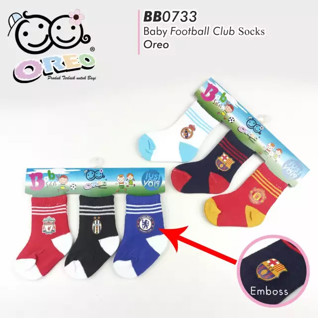 Kaos Kaki Bayi Football Club OREO BB0733