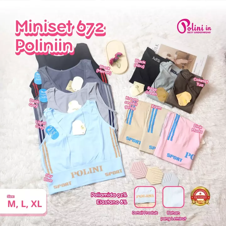Pilihan warna Miniset Polini 672