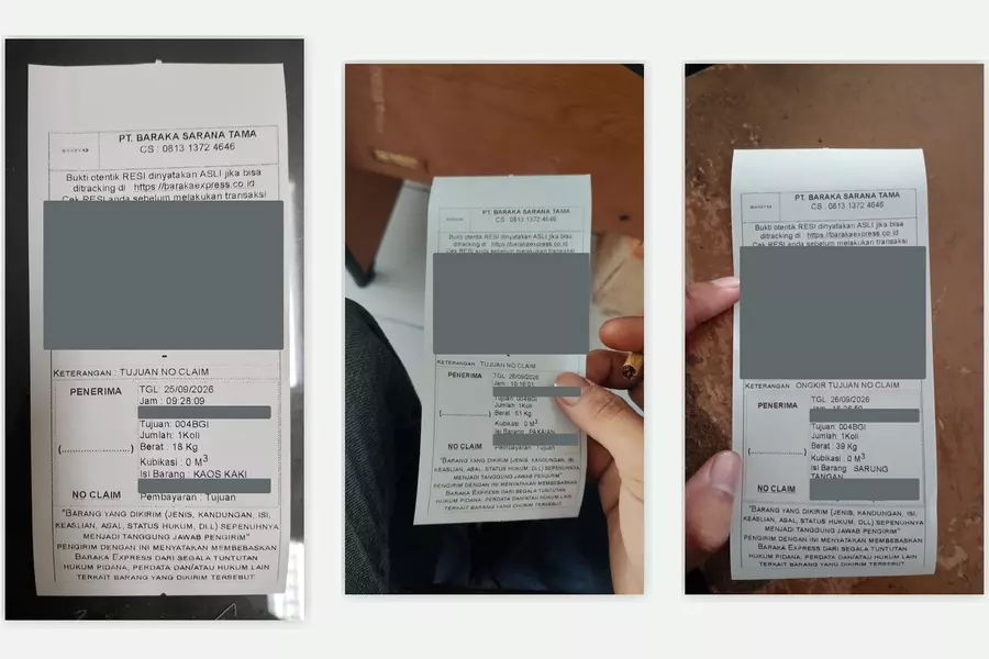 Tiga kiriman grosir ke Bogor dalam dua hari, resinya kami bagikan kepada pembeli