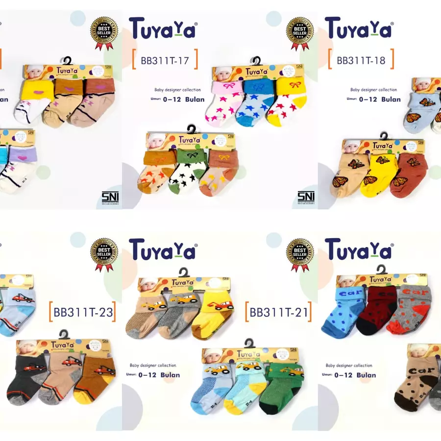 Kaos Kaki Bayi Tuyaya BB311T