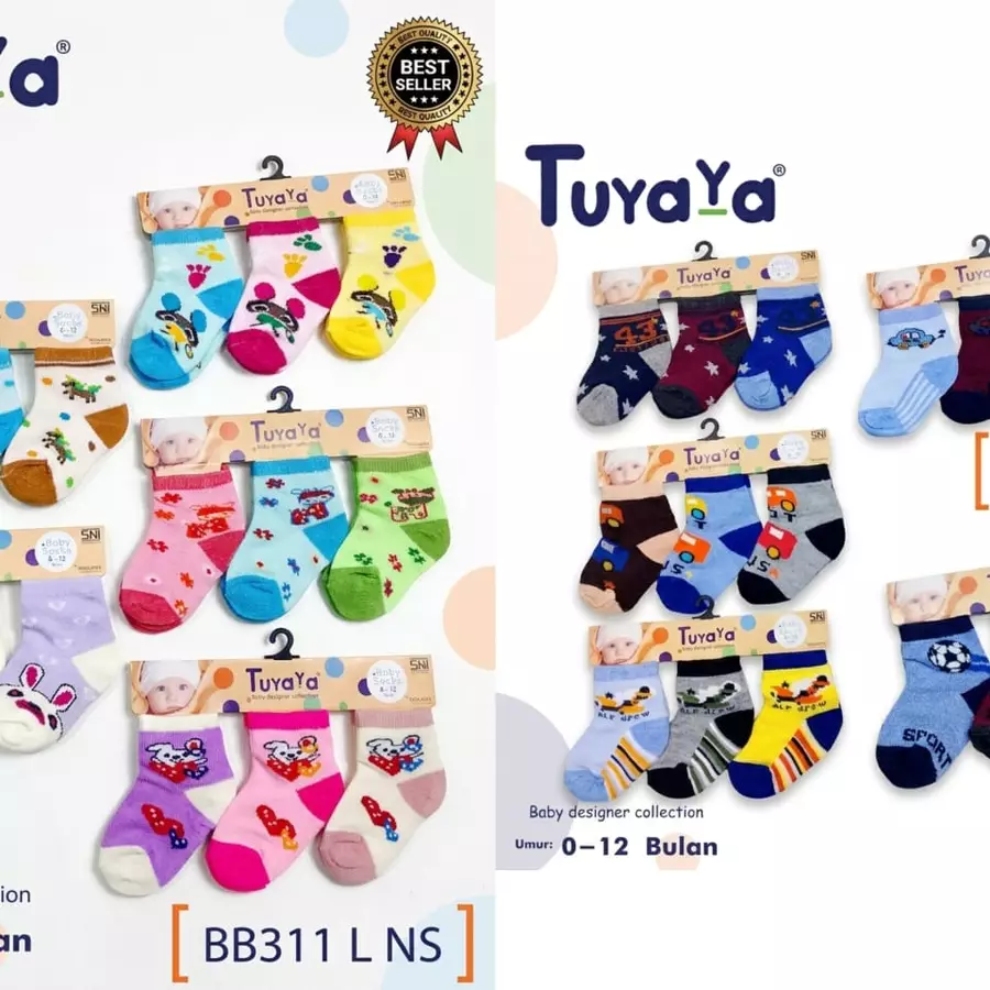 Kaos Kaki Bayi Tuyaya BB311LNS