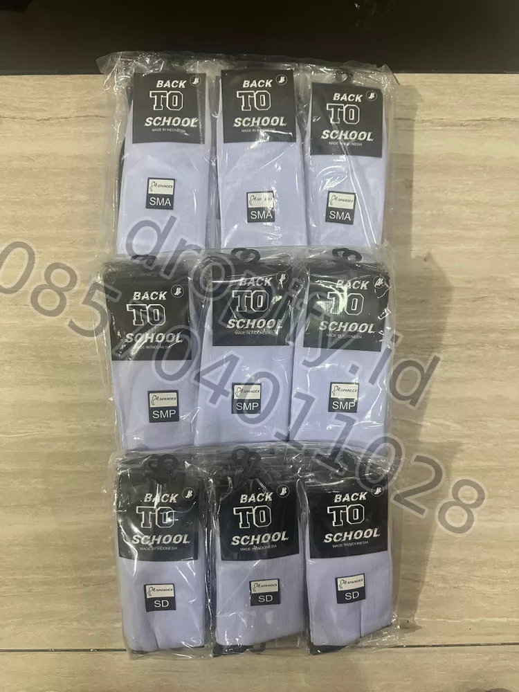 Kaos Kaki Sekolah Back To School Putih