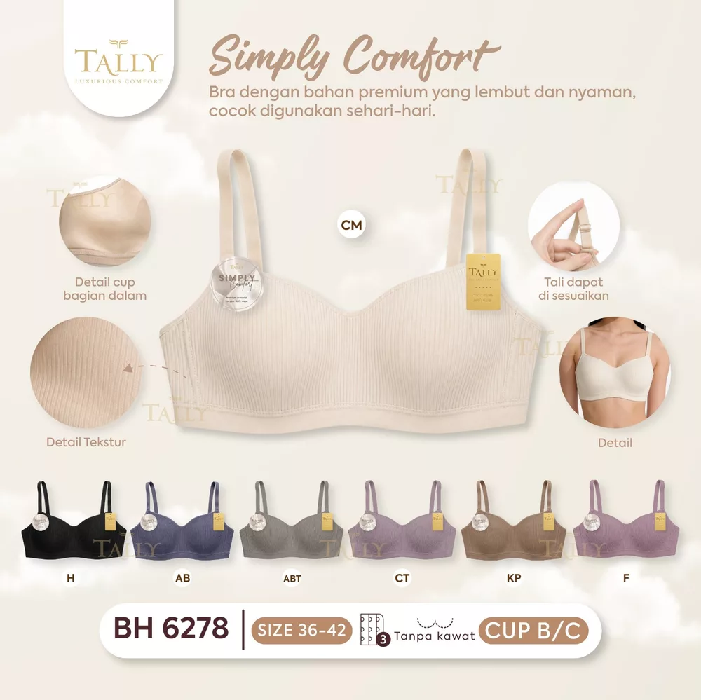Simply Comfort Bra Tally BH 6278