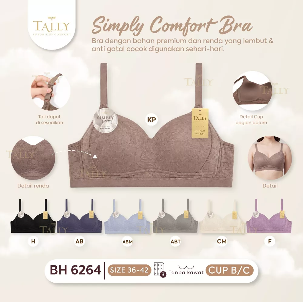 Simply Comfort Bra Tally BH 6264