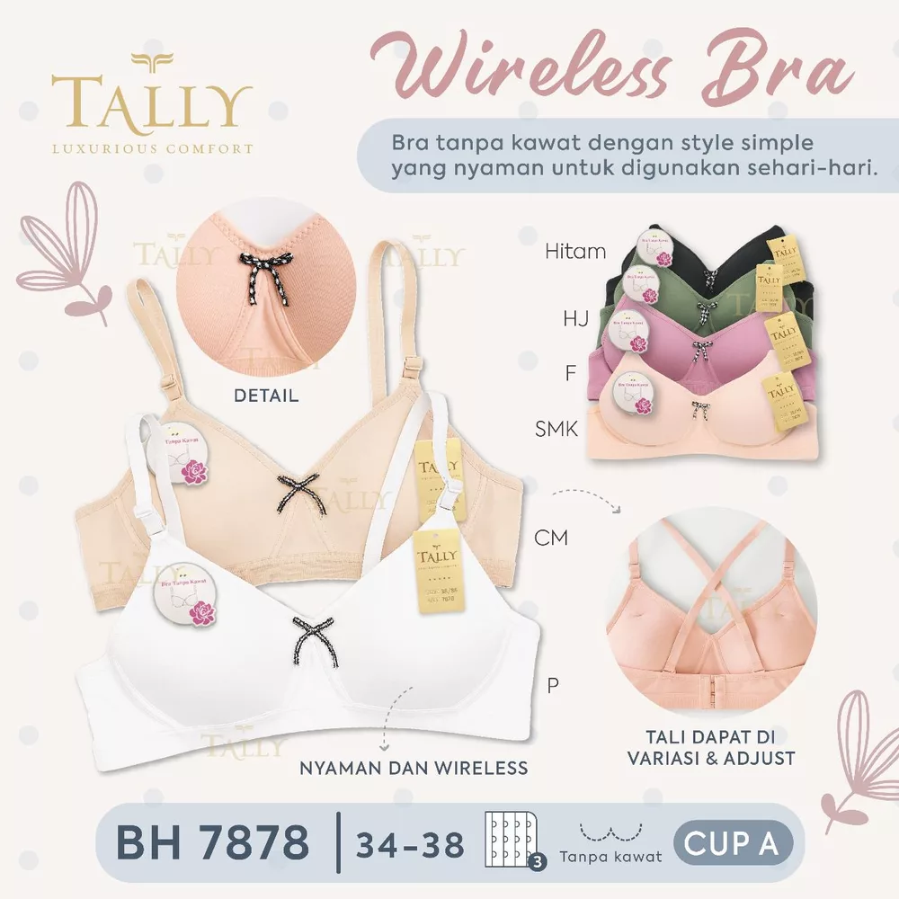 Wireless Bra Tally BH 7878