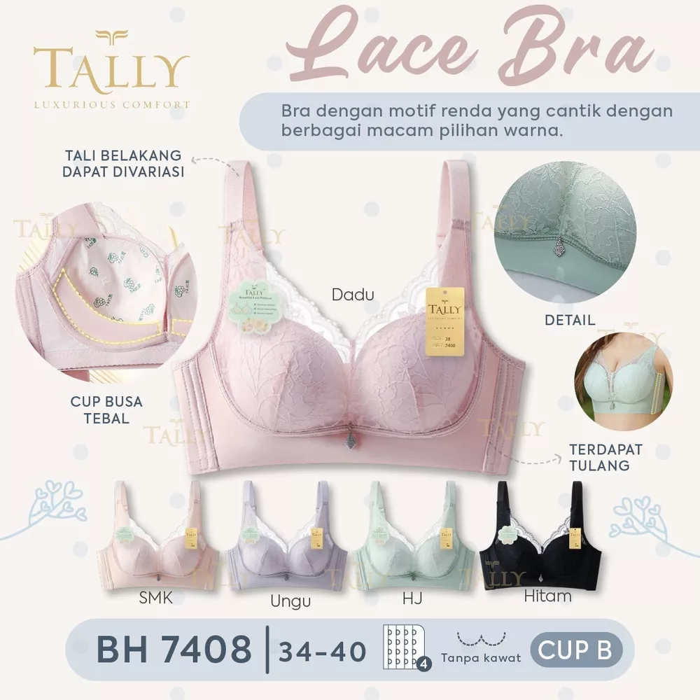 Lace Bra Tally BH 7408