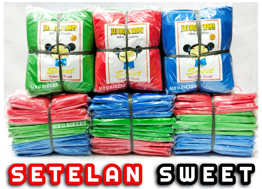 Jas Hujan HDPE Setelan Sweet