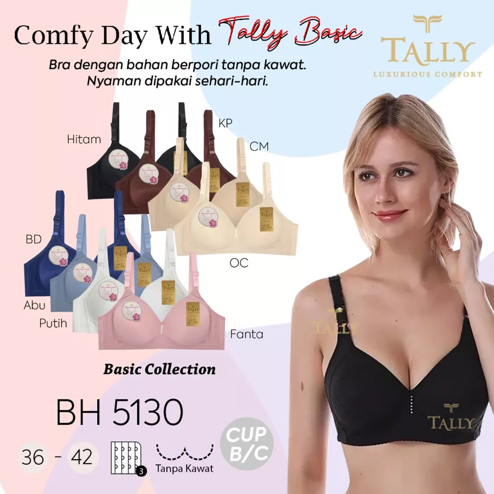 Basic Wireless Bra Tally BH 5130