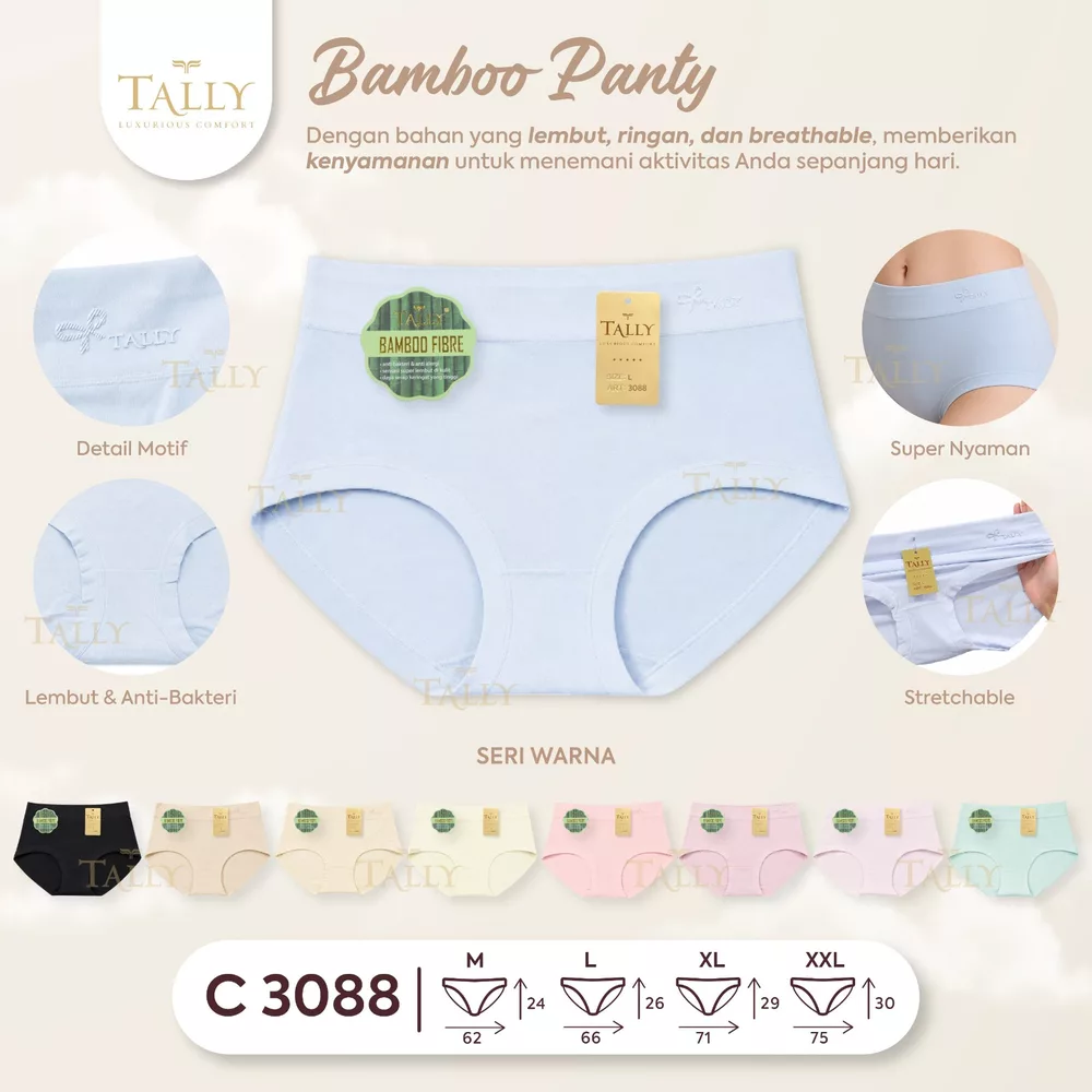 Celana Dalam Bamboo Tally C 3088