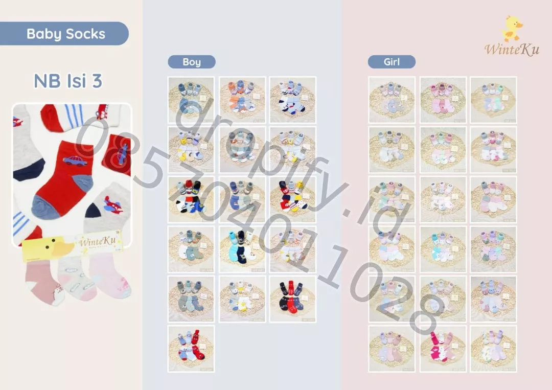 Kaos Kaki Bayi Boy Girl WINTEKU