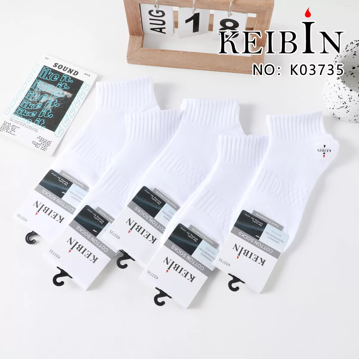 Kaos Kaki Ankle Wanita Motif 7