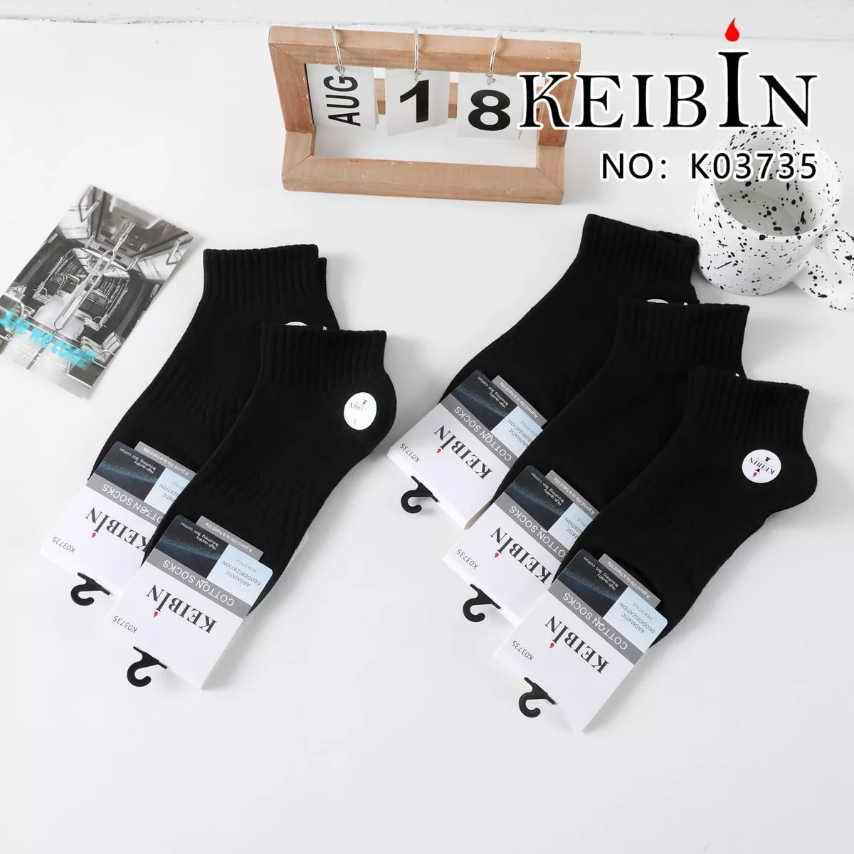 Kaos Kaki Ankle Wanita Motif 8
