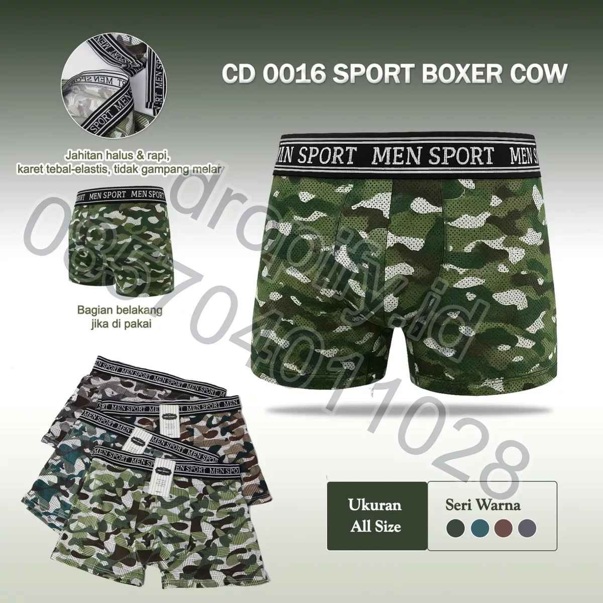 CD 0016 SPORT BOXER COW