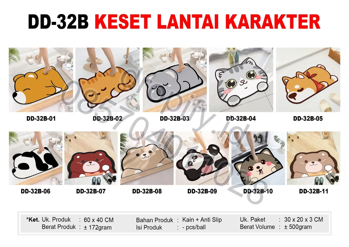 DD-32B Keset Lantai Karakter
