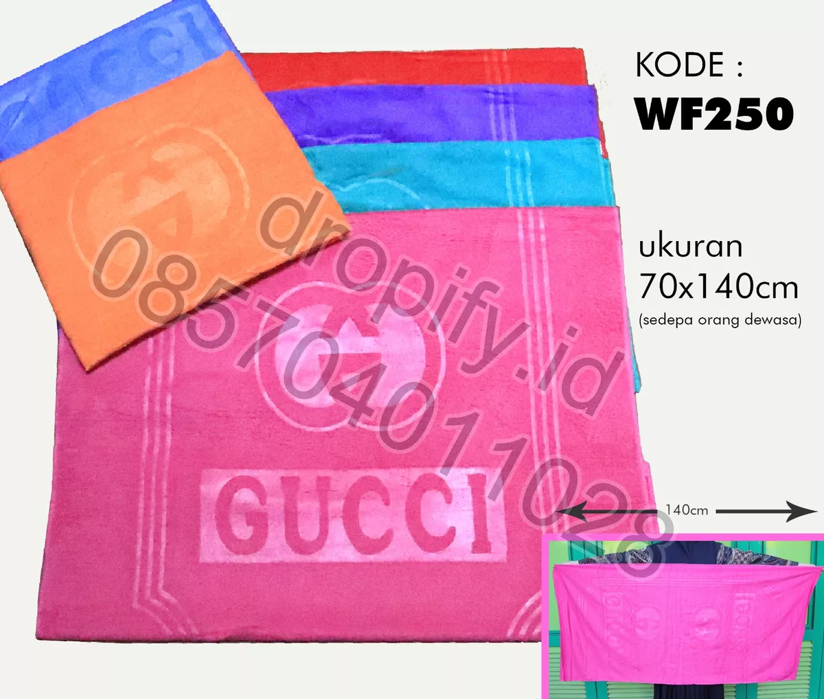 Handuk Gucci WF250