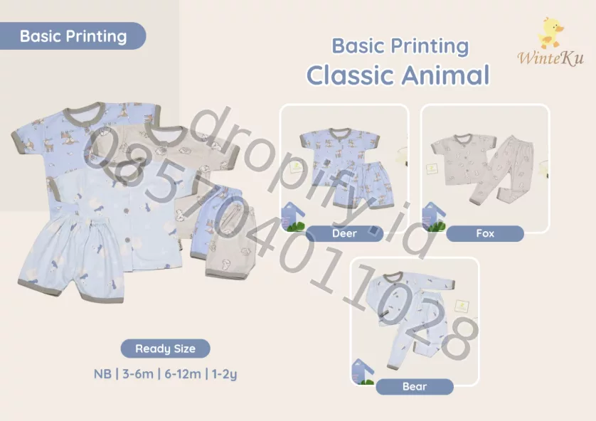Basic Printing Classic Animal