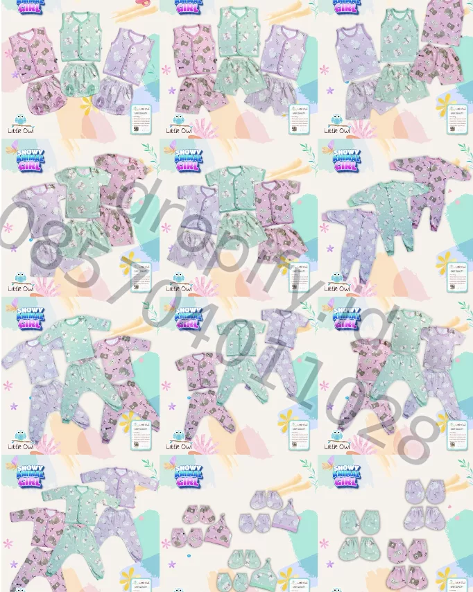 Little Owl Showy Set