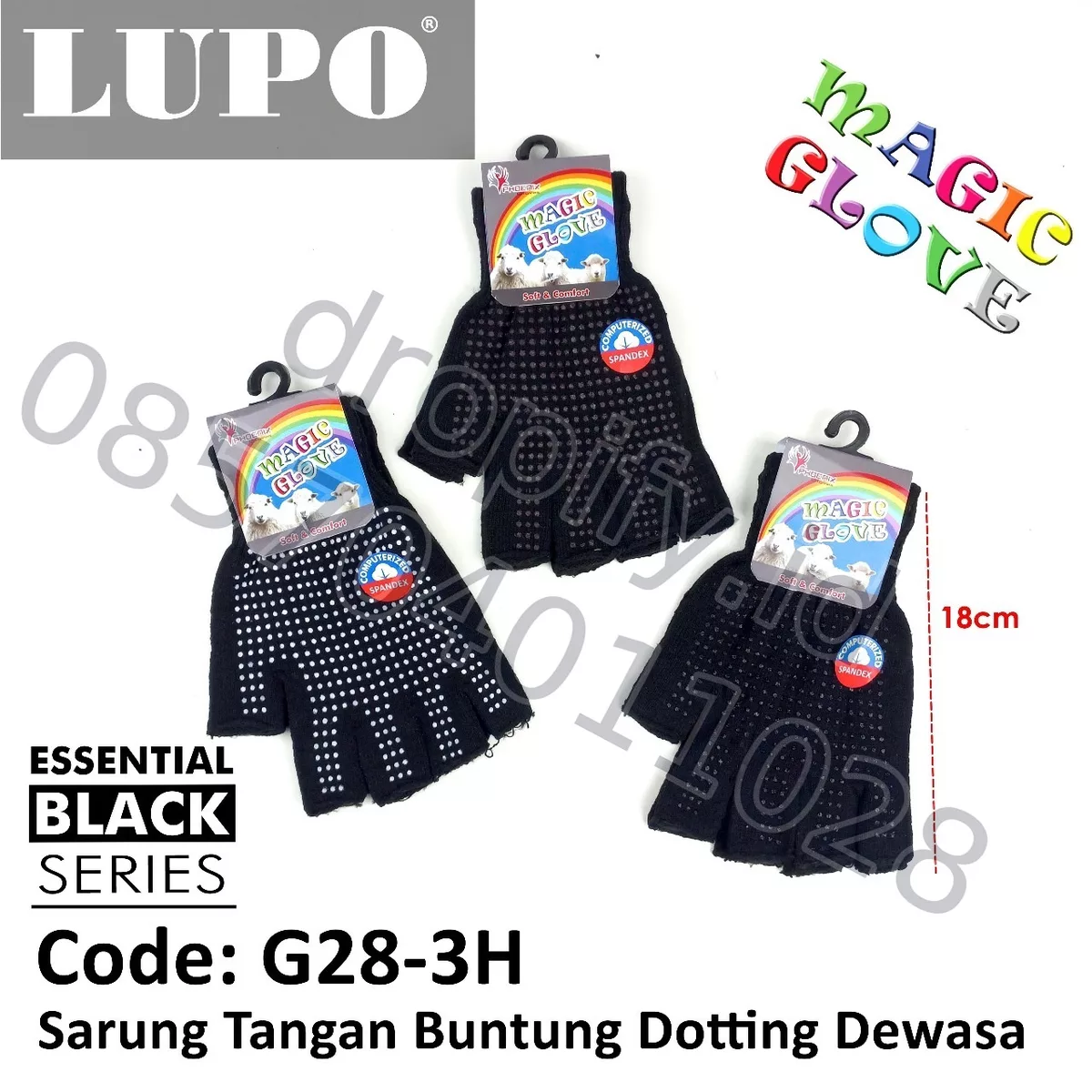 Sarung Tangan Buntung Dotting Dewasa G28-3H