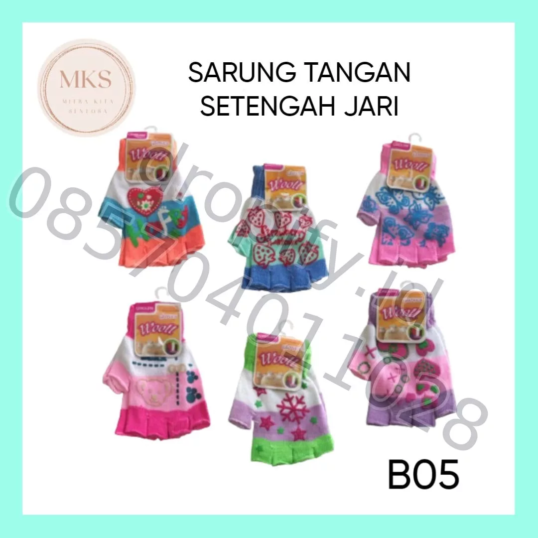 Sarung Tangan Setengah Jari B05