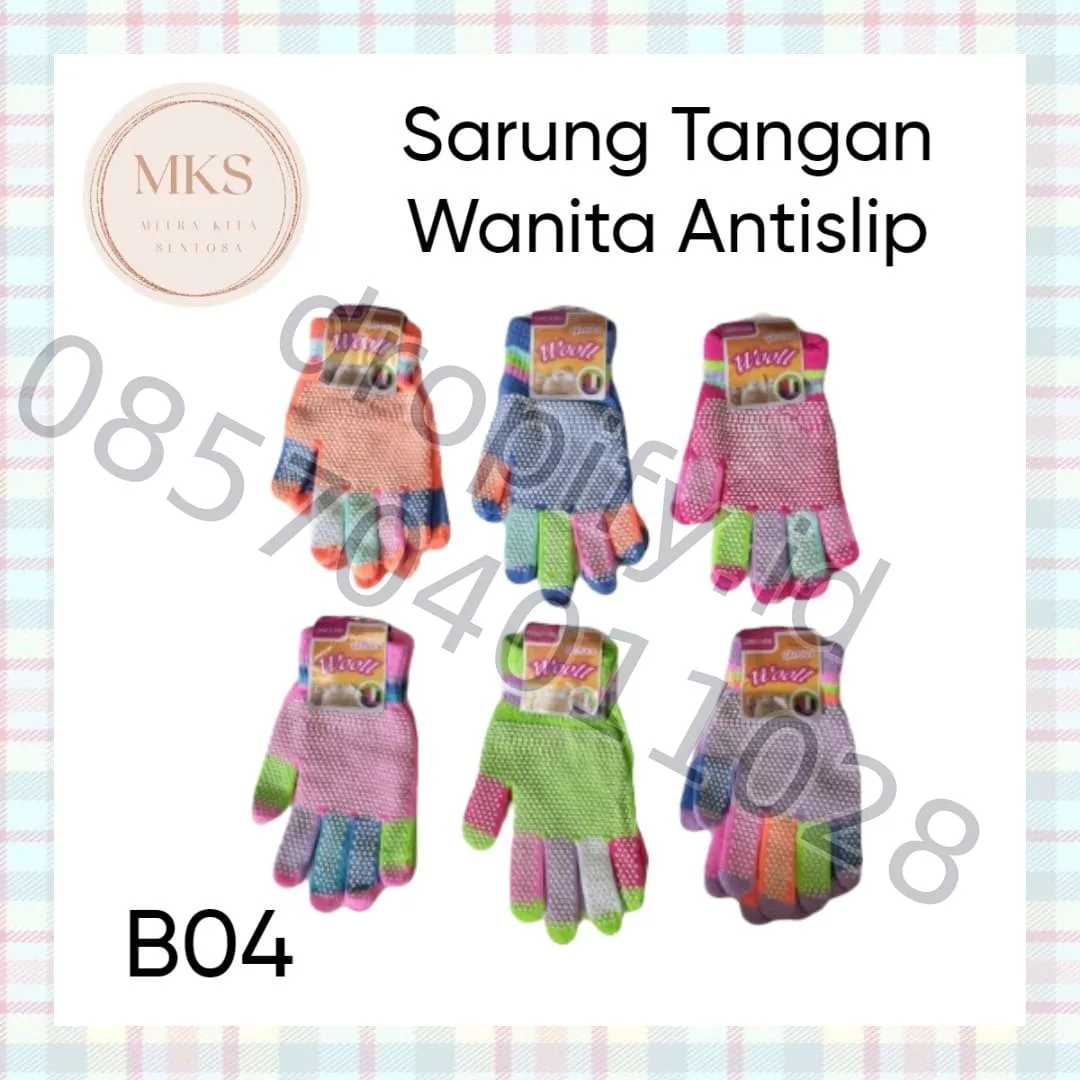 Sarung Tangan Wanita Antislip B04