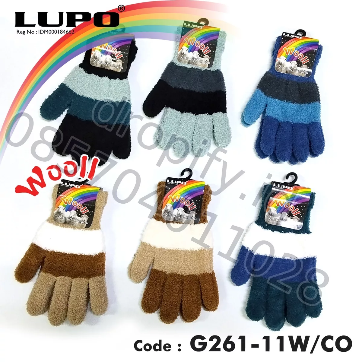 Sarung Tangan Wool LUPO G261-11W-CO