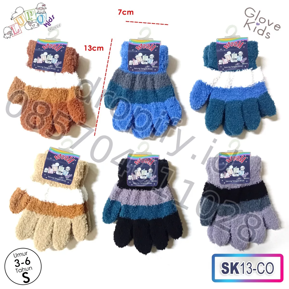 Sarung Tangan Wool Anak SK13-CO